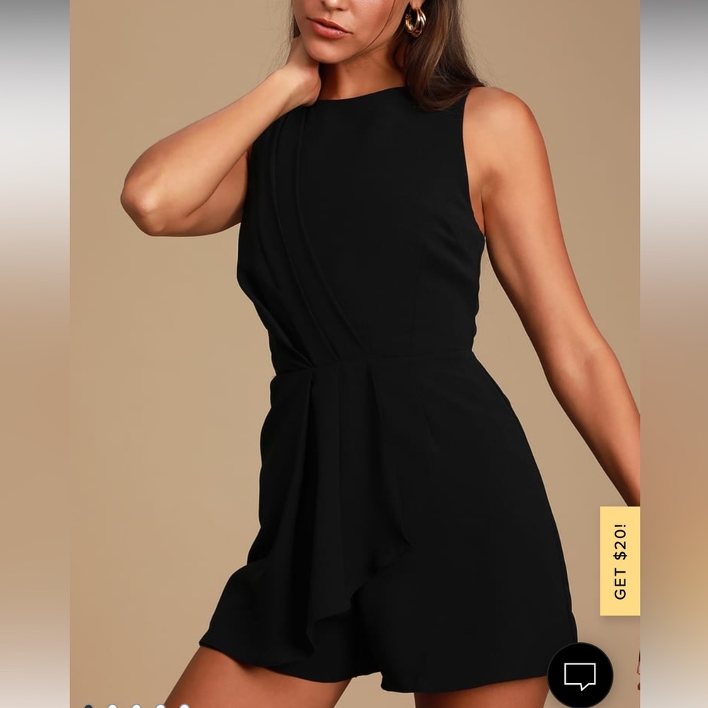Lulu's My Dear Pleated Romper